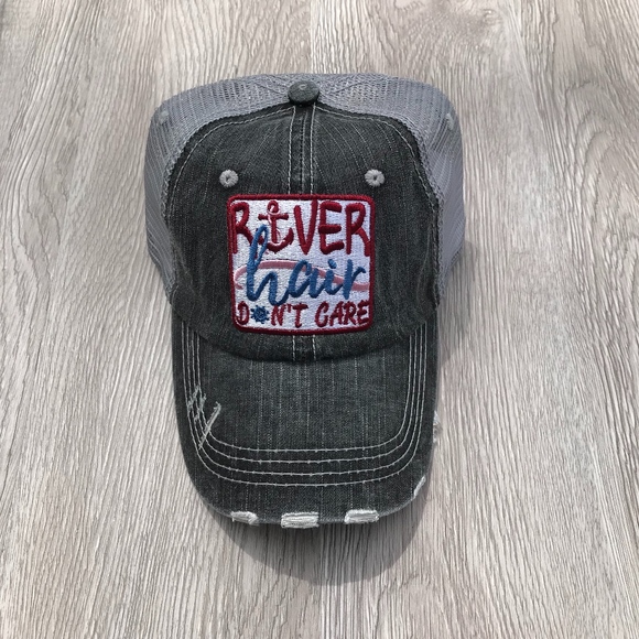 Back2basics Accessories River Hair Dont Care Trucker Hat Poshmark